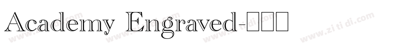 Academy Engraved字体转换